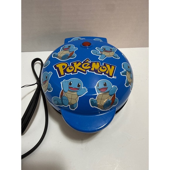 Uncanny Brands Other - Pokemon Squirtle Waffle Maker Blue Uncanny Brands Nintendo Mini Waffle Iron